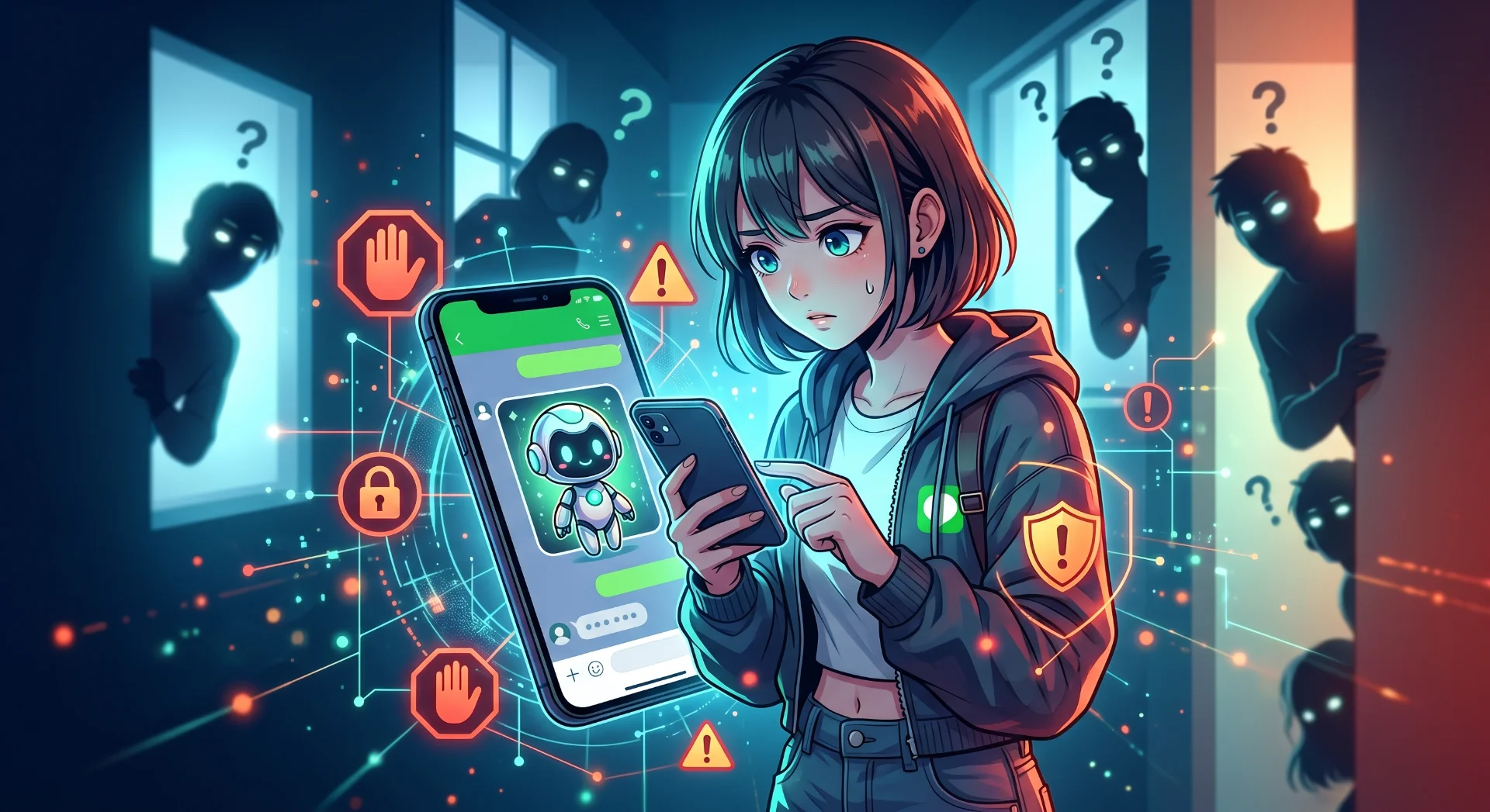 LINEのAI Friendsは他人にバレる?気になる危険性の有無を解説